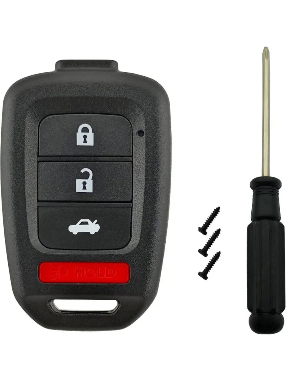 Key Fob Cover Shell for Honda Accord, Civic, HR-V, CR-V - No Cutting Needed!